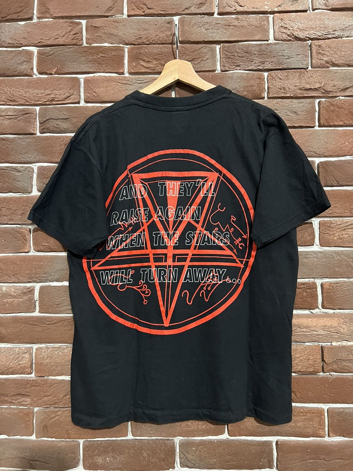 Band Tees Vintage Rare 1995 Vader Sothis Black Metal Band Tshirt Size US L / EU 52-54 / 3 - 2 Thumbnail