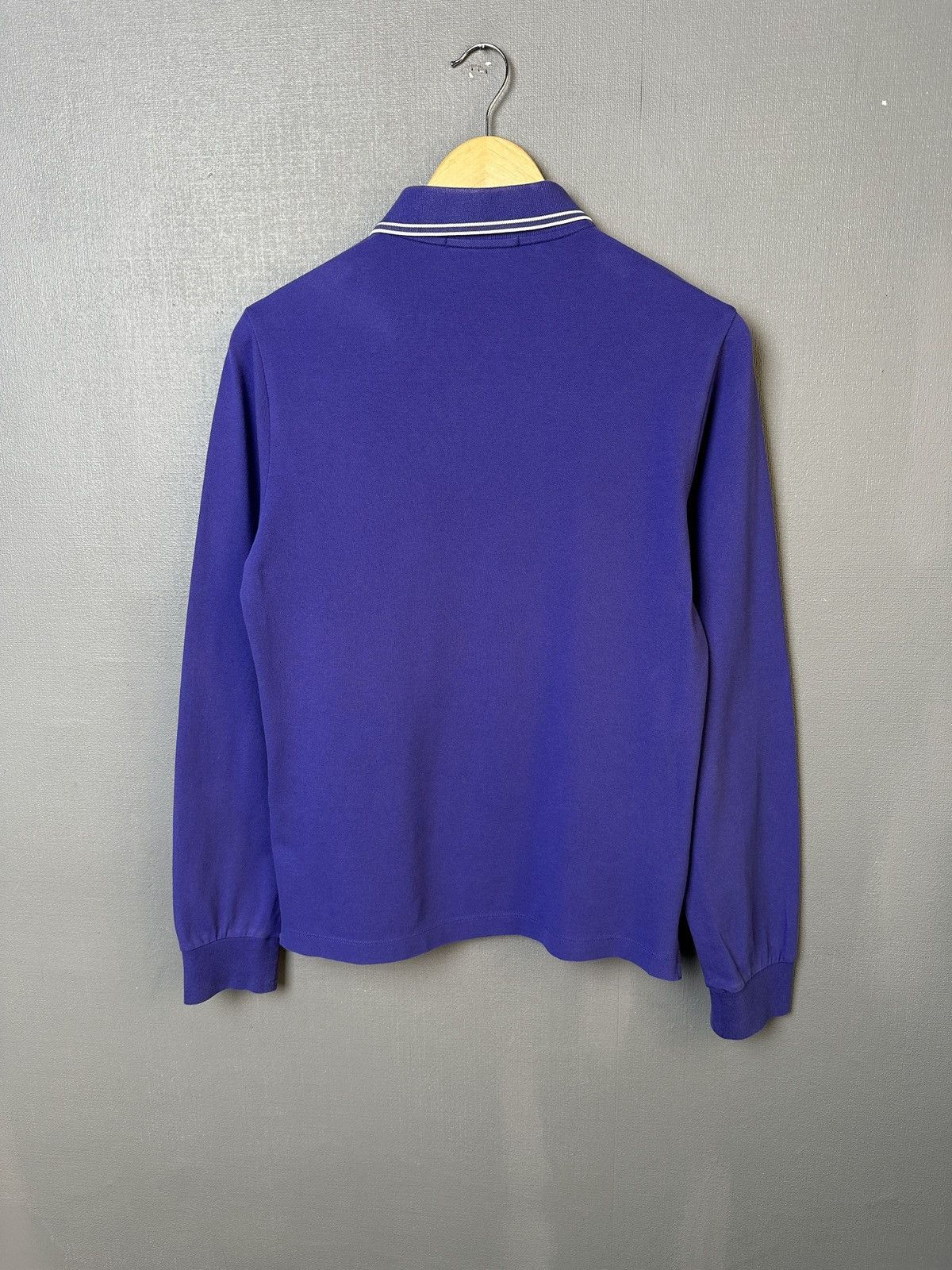 Stone Island STONE ISLAND Patch Program Long Sleeve Polo Shirt Purple S Size US S / EU 44-46 / 1 - 2 Thumbnail
