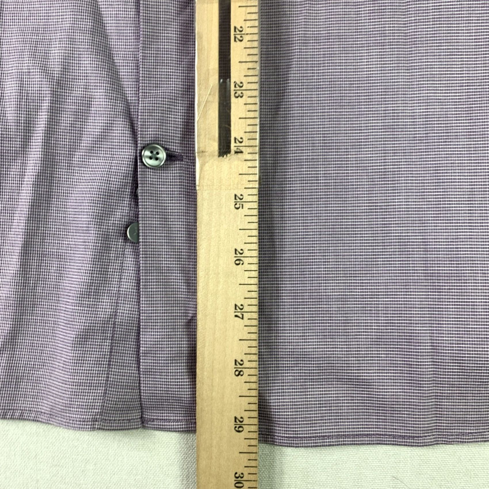 John Varvatos john Varvatos USA Slim Fit Shirt Men 16 32/33 Long Sleeve Button-Up Purple Size US L / EU 52-54 / 3 - 5 Thumbnail