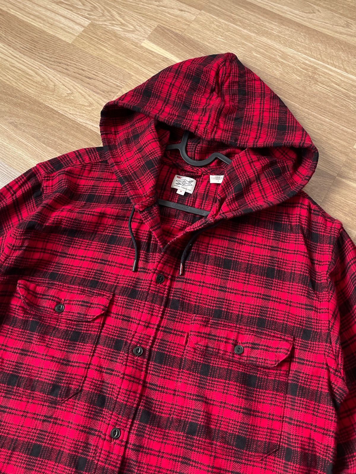 Levi's LEVI'S Justin Timberlake Plaid Flannel Overshirt Jacket M Size US M / EU 48-50 / 2 - 6 Thumbnail