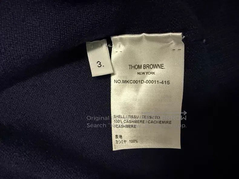 Thom Browne Thom Browne Cashmere Cardigan Size US L / EU 52-54 / 3 - 5 Thumbnail
