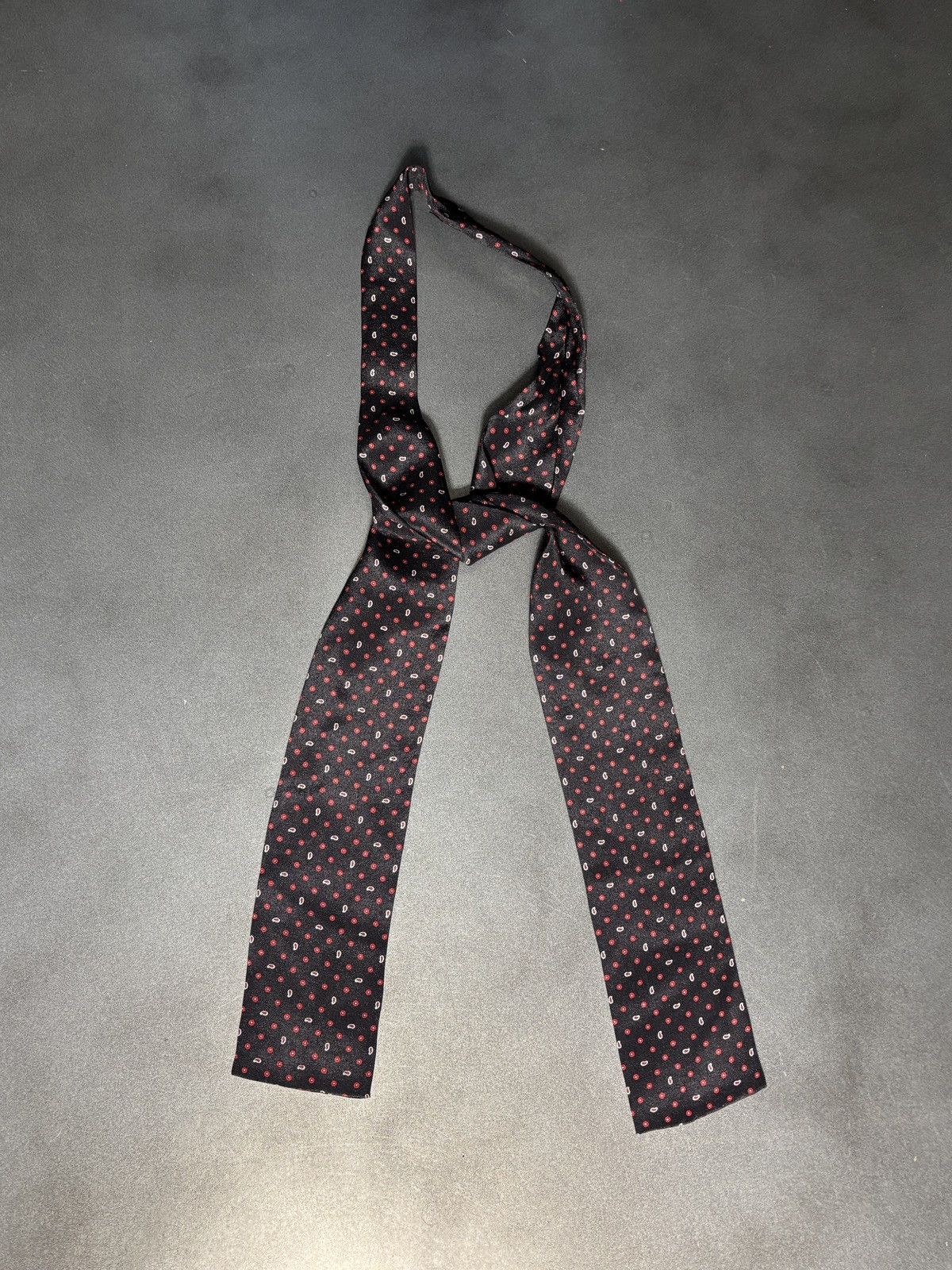 Vicky Davis Vintage Slik Cravat Bowtie Ascot Neckerchief Vicky Davis Tie Size ONE SIZE - 14 Thumbnail