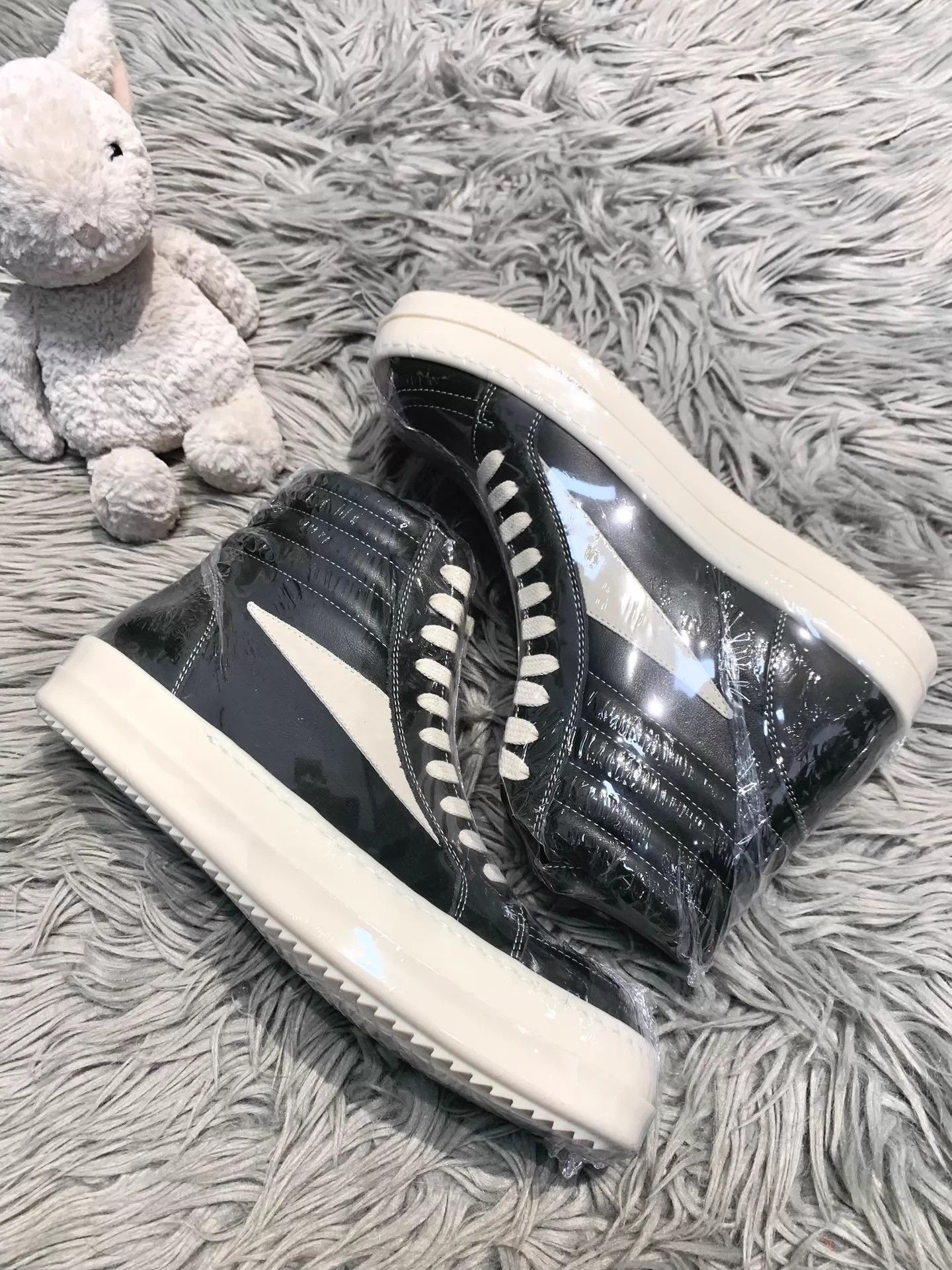 Rick Owens Rick Owens 24FW Mainline Glossy Cowhide Sneaker Forest Green Size US 6 / EU 39 - 5 Thumbnail