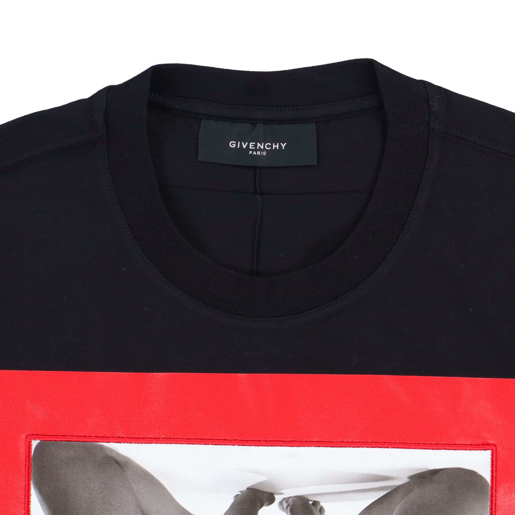 Givenchy Black Lambskin Frame Bondage Print T-Shirt Size US XS / EU 42 / 0 - 6 Thumbnail