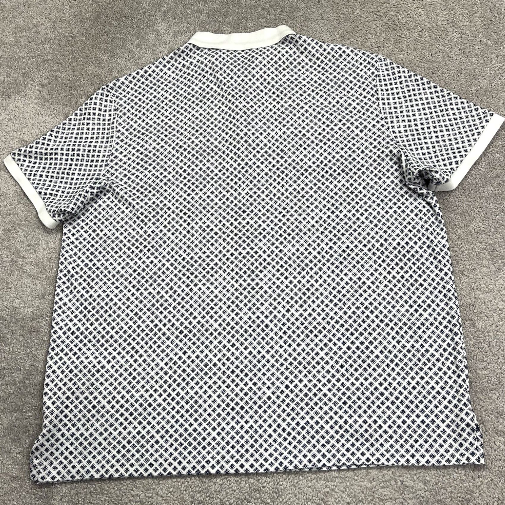 Polo Ralph Lauren Polo Ralph Lauren Shirt Mens XL Classic Fit Blue White Geometric Short Sleeve Size US XL / EU 56 / 4 - 6 Thumbnail