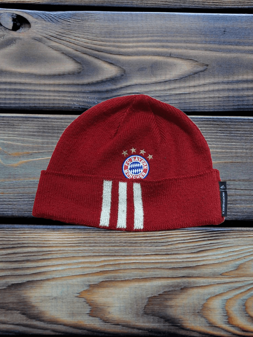 Adidas Adidas 2013 FC Bayern Munchen Red Beanie Hat One Size Size ONE SIZE - 1 Thumbnail