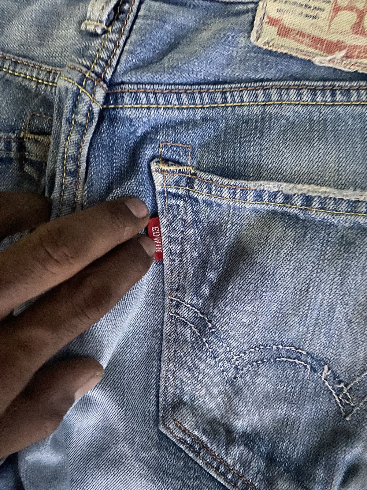 Edwin × PPFM Vintage edwin 503 regular straight denim Size US 29 - 10 Thumbnail