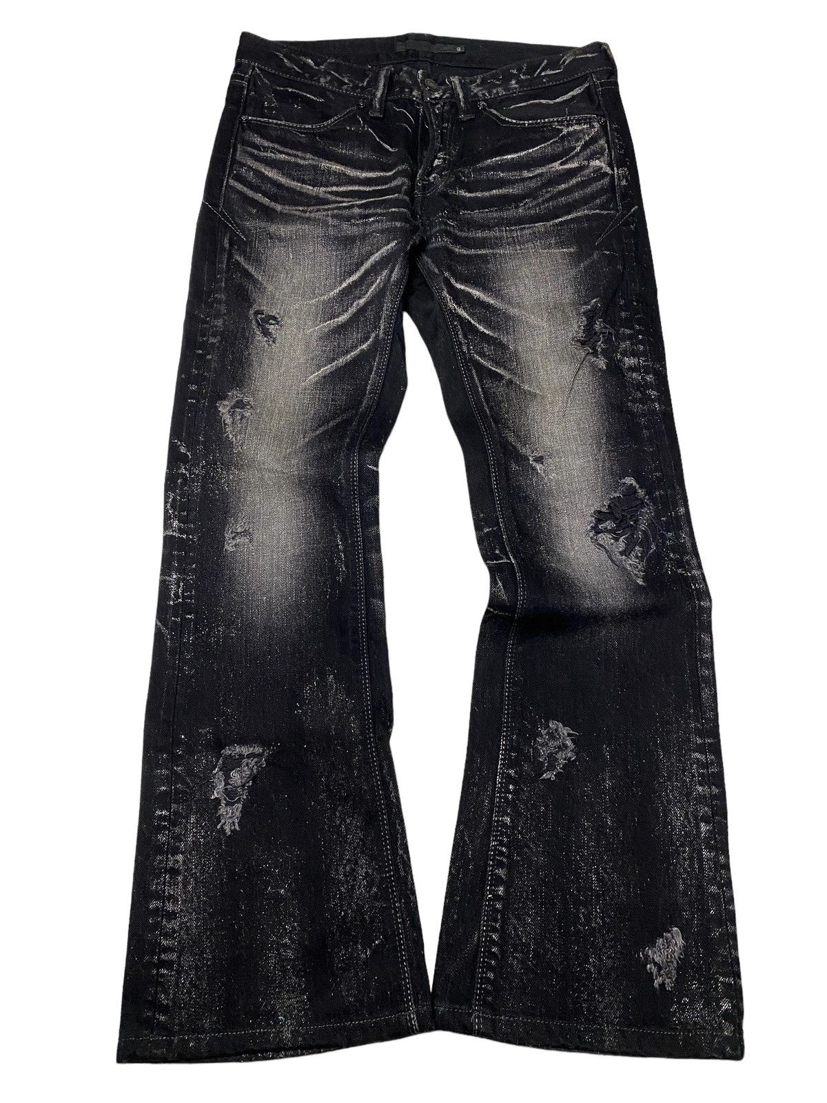 パンツ 00s FUGA Archive Flare Jeans hyde yasu FUGA archive flare jeans ラメ デニム パンツ - メルカリ