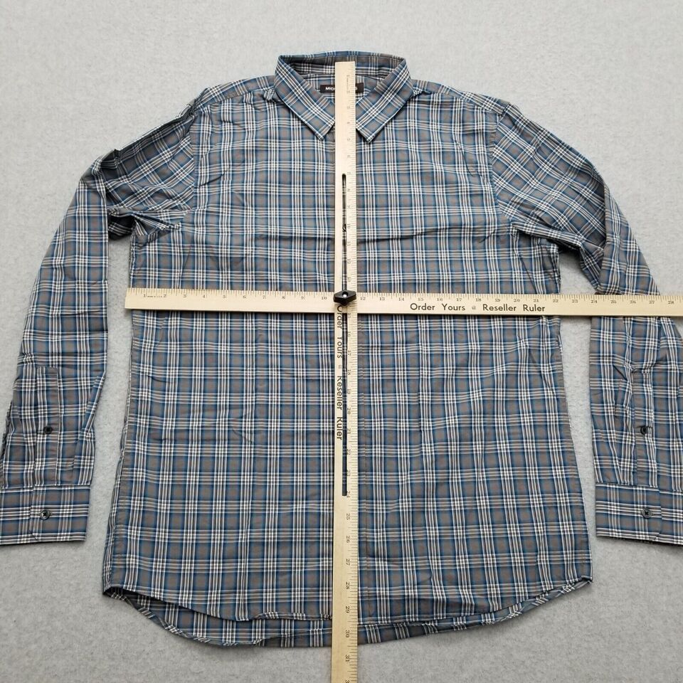 Michael Kors Michael Kors Shirt Men Large Plaid Button Up Long Sleeve Size US L / EU 52-54 / 3 - 7 Thumbnail