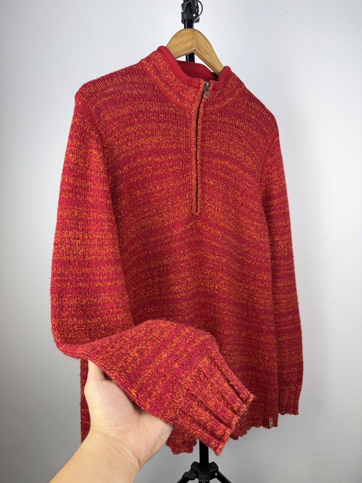 Woolrich Woolen Mills Vintage 90s Woolrich Retro Y2K Sweater USA Avant Garde Size XXL / US 16-18 / IT 52-54 - 5 Thumbnail