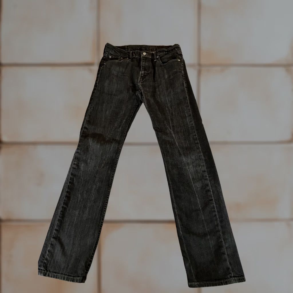 Levi's Levi's 513 Jeans Slim Straight Black Stretch Denim Mens 30x32 Waist 30 Inseam 32 Regular Size US 30 / EU 46 - 1 Thumbnail