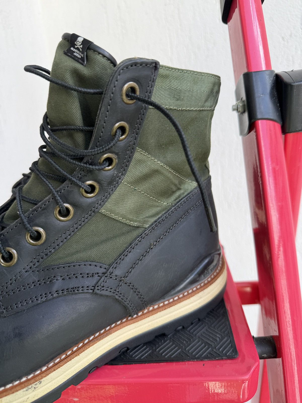 Visvim Khaki (olive) 7Holes 73’folk boot Size US 10 / EU 43 - 15 Thumbnail