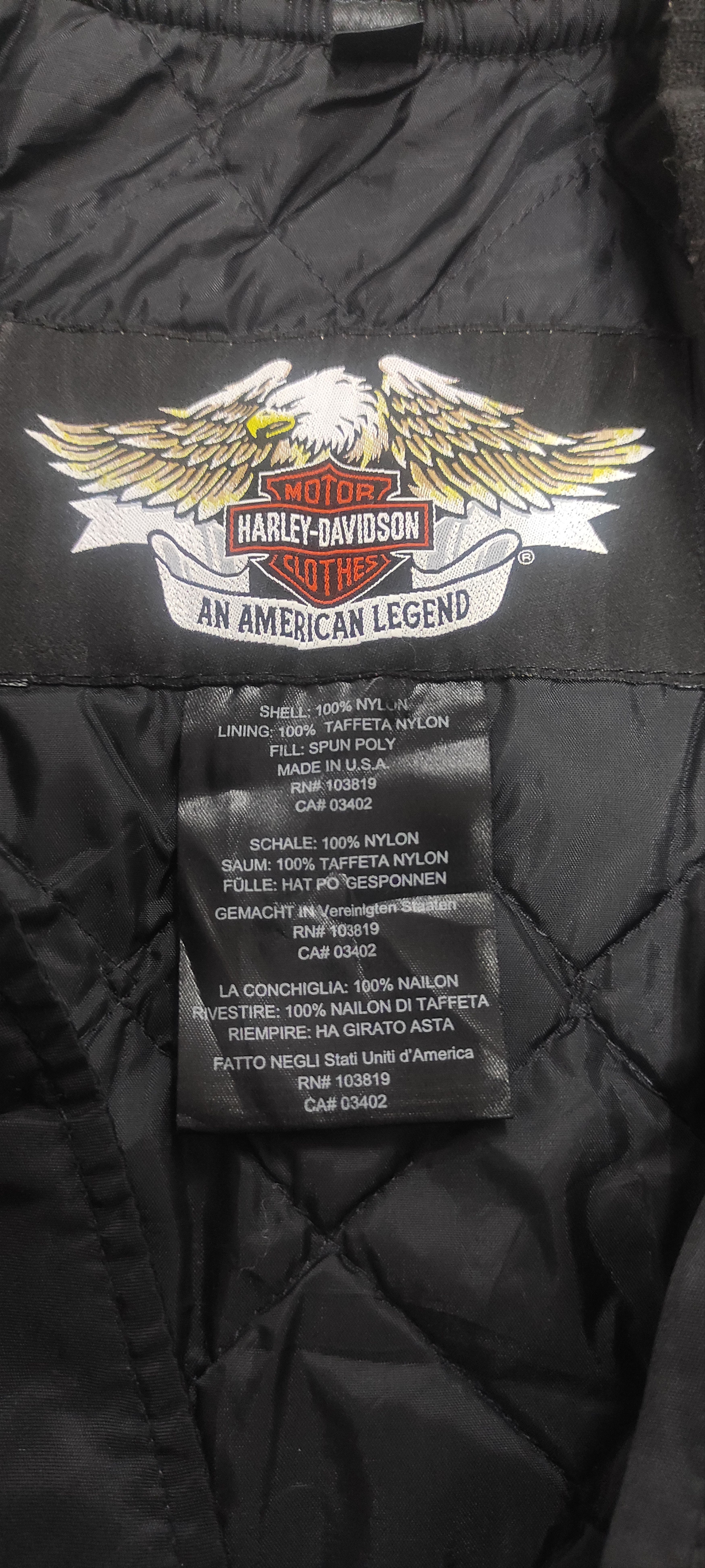 Harley Davidson × Vintage Vintage Harley Davidson Bomber Jacket Size US M / EU 48-50 / 2 - 11 Thumbnail