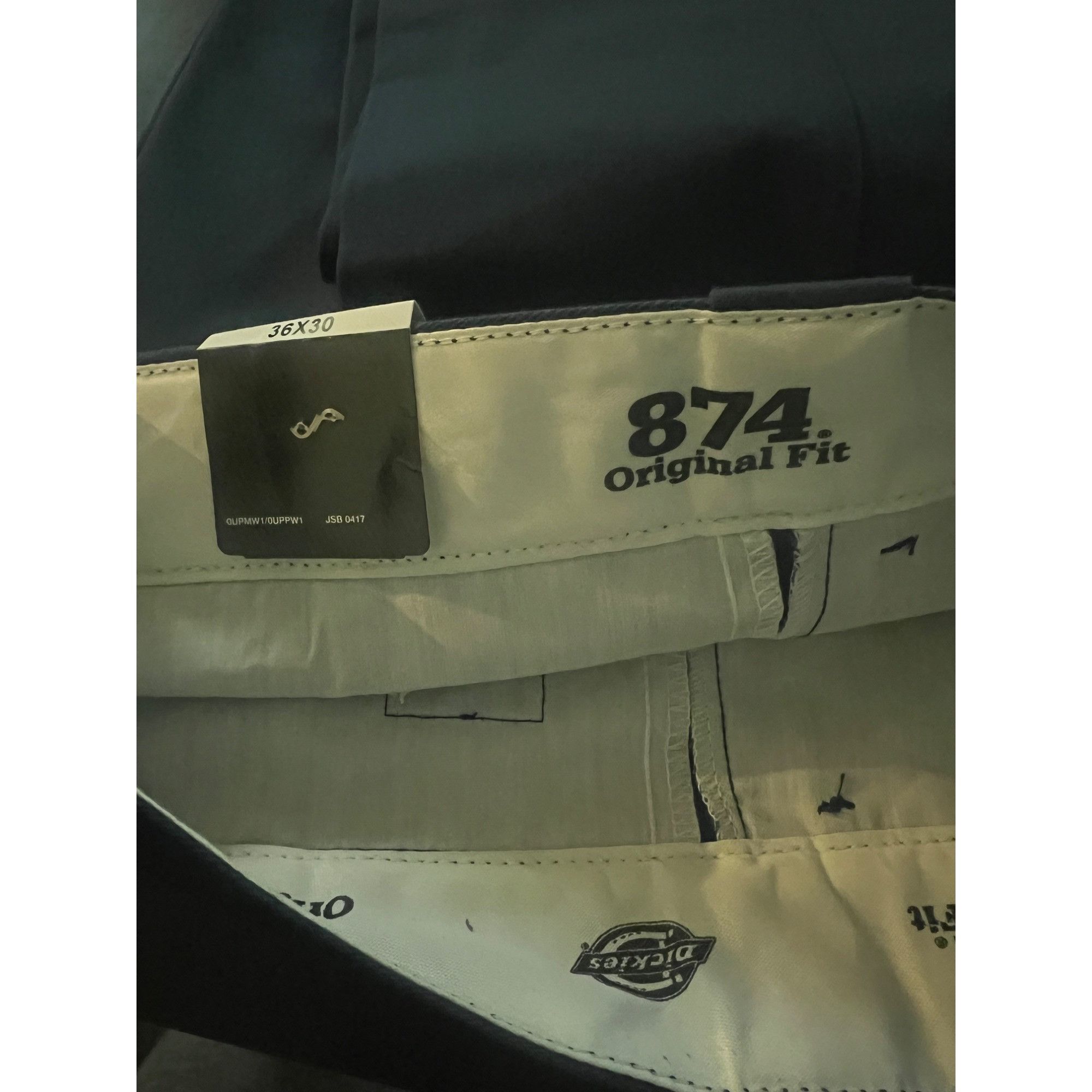 Dickies Dickie's Men's Original 874 Work Pants, Dark Navy, 36 x 30 Size US 36 / EU 52 - 5 Thumbnail