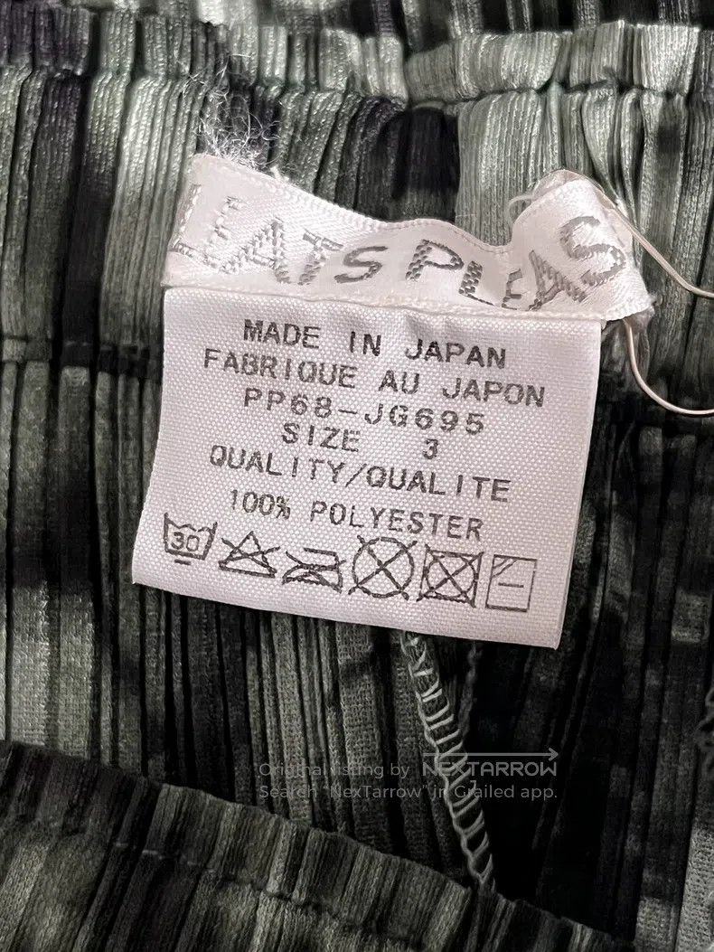 Issey Miyake Issey Miyake size:3 Green Midi Skirt Size 23" - 3 Thumbnail