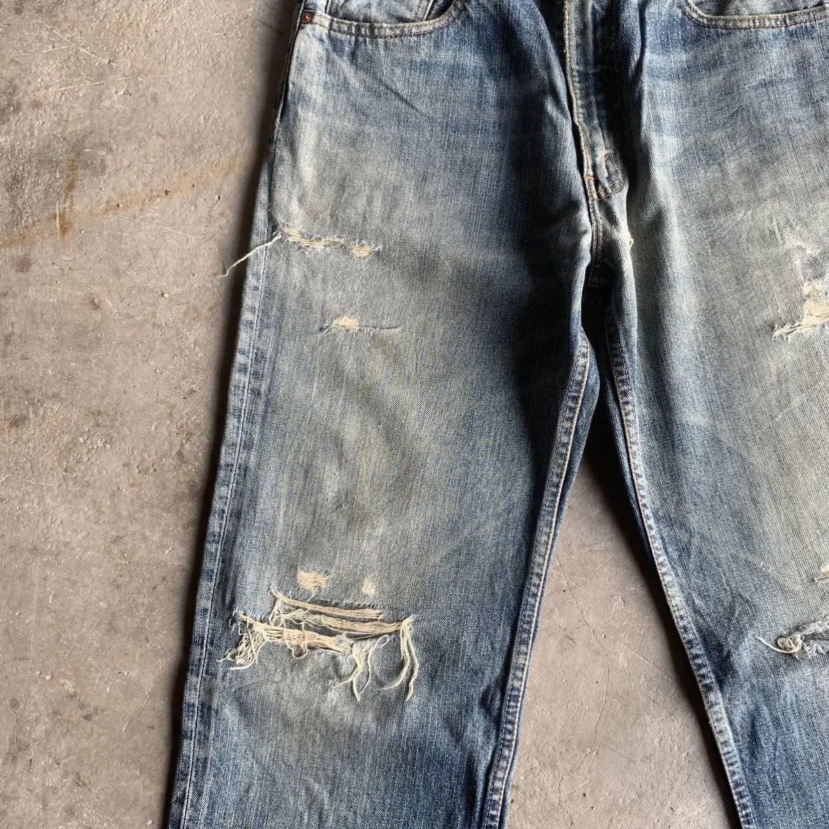 Levi's Vintage Clothing 💥DISTRESSED!Vtg Levi’s 502 Mudwash Jeans W32 L34 Denim Pants Size US 32 / EU 48 - 5 Thumbnail