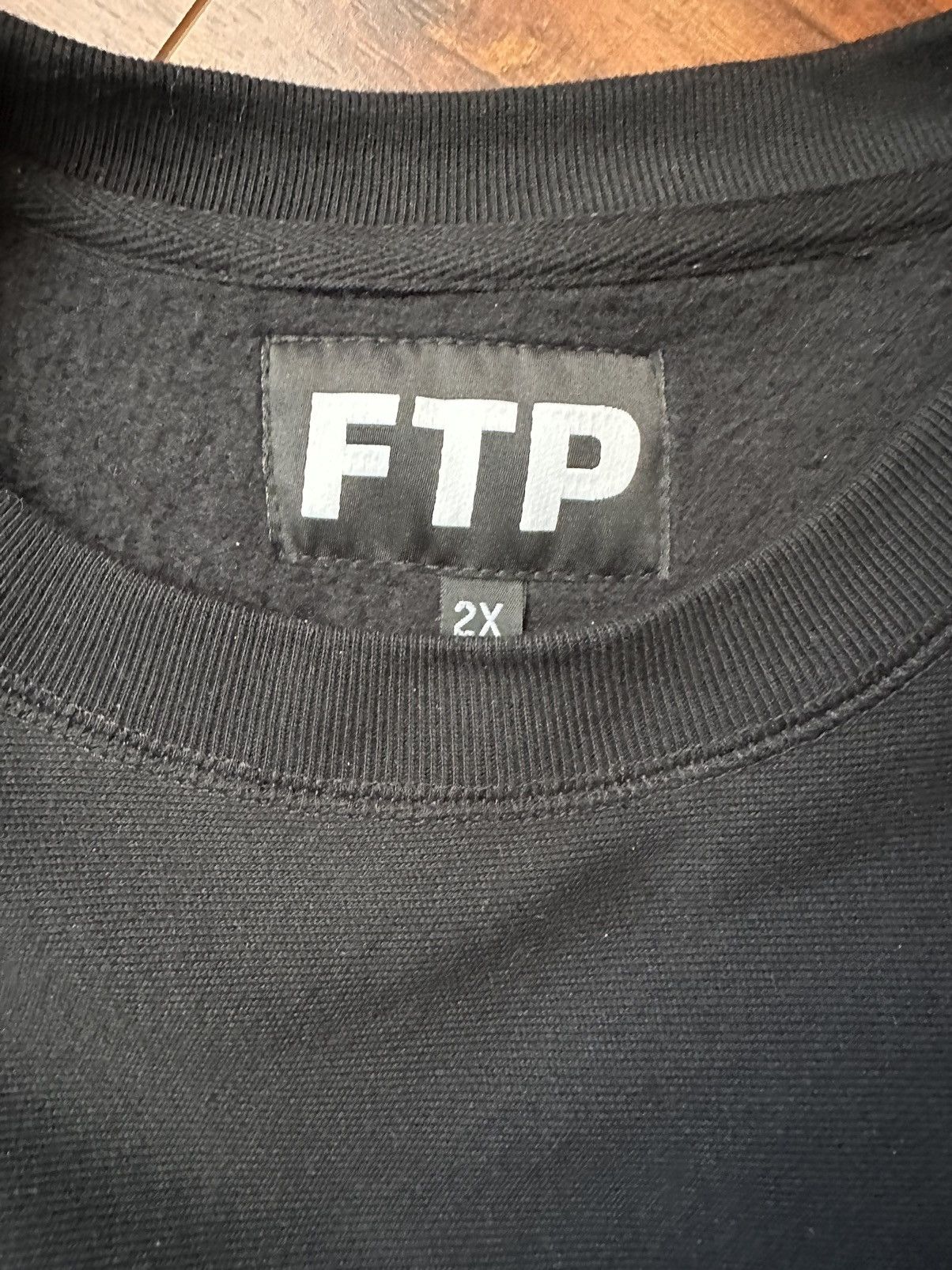 Fuck The Population FTP Flag Crewneck | Grailed