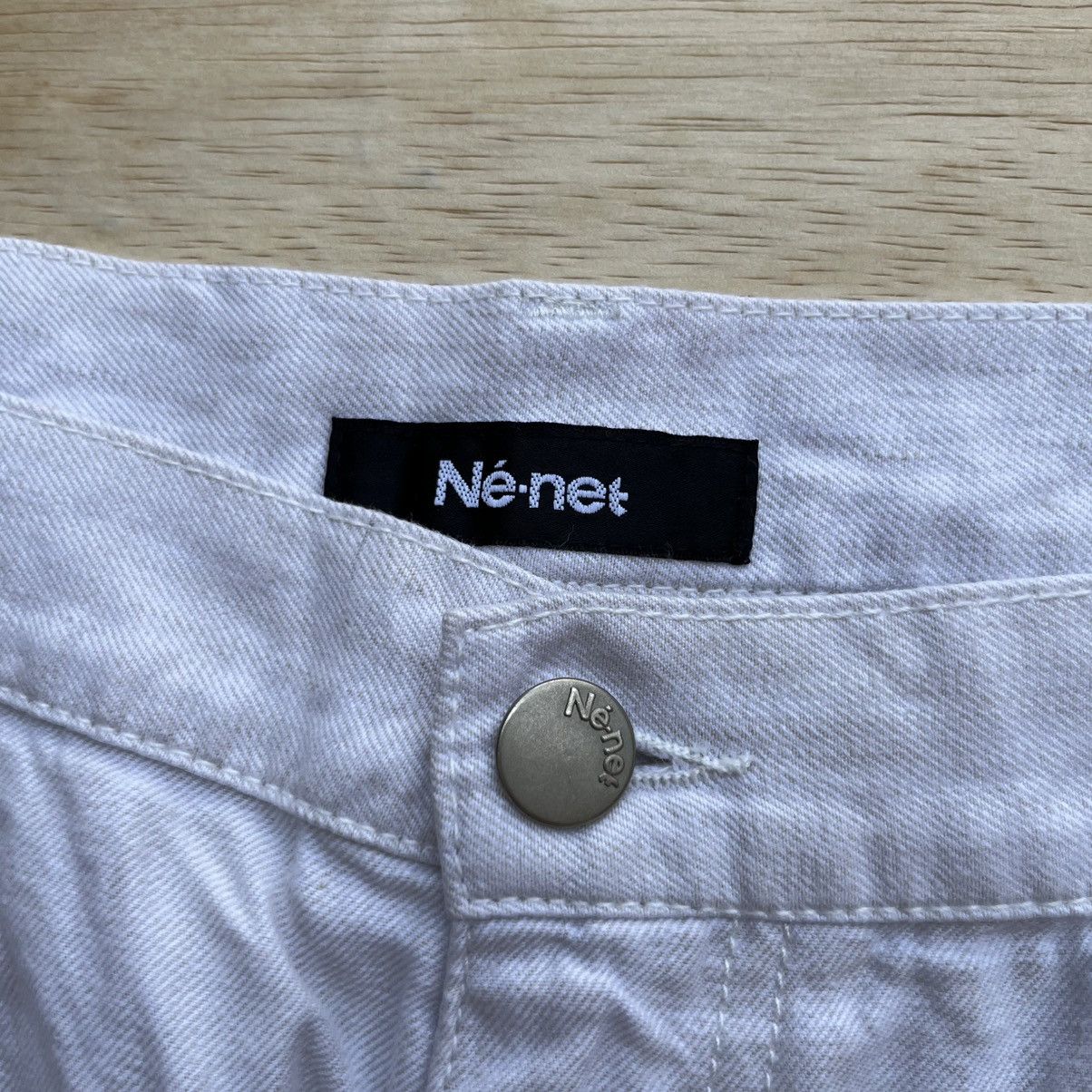 Ne-Net NE-NET ISSEY MIYAKE BROKEN WHITE BAGGY Size US 31 - 3 Thumbnail