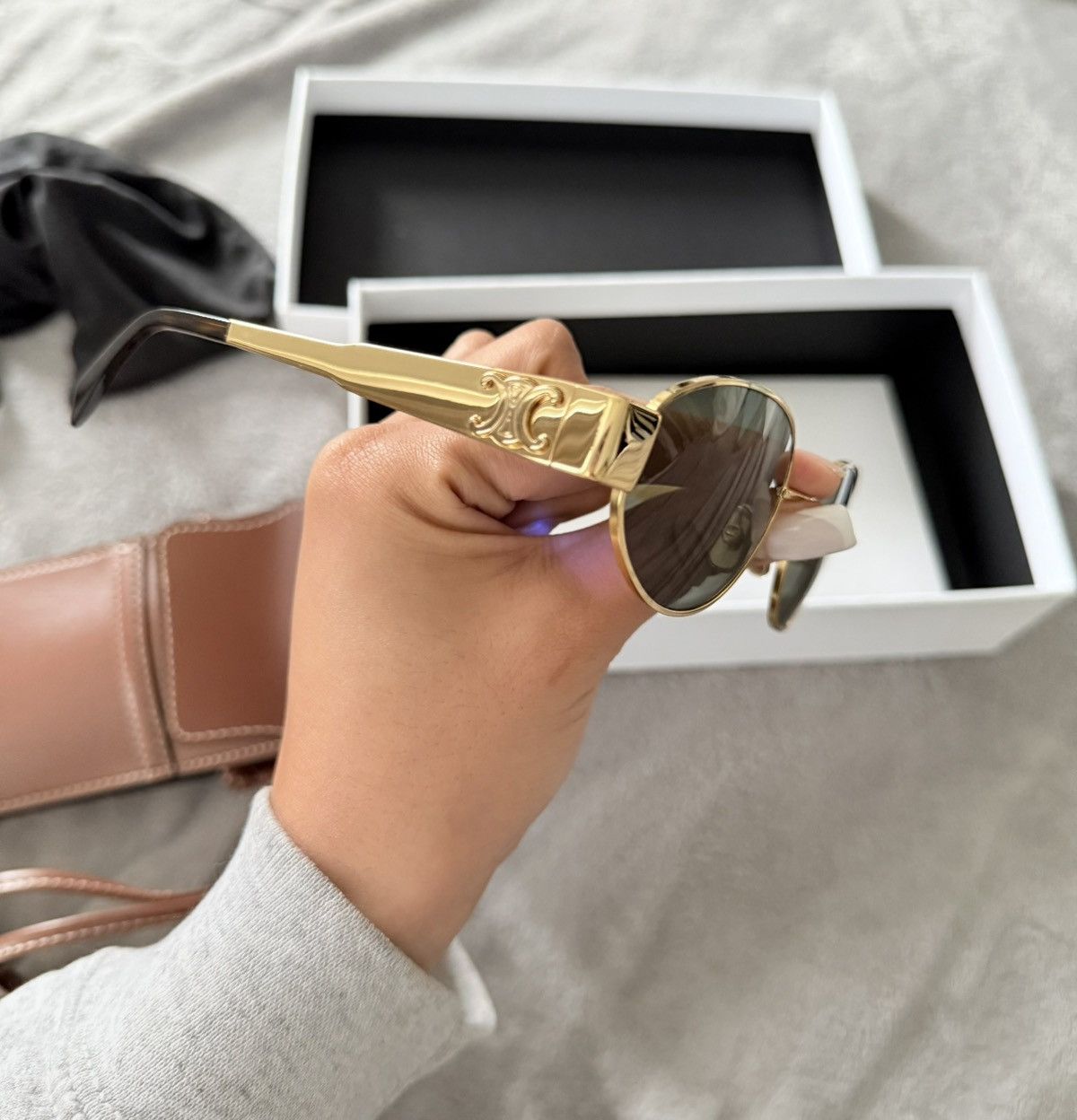 Celine TRIOMPHE METAL 01 SUNGLASSES Size ONE SIZE - 2 Thumbnail