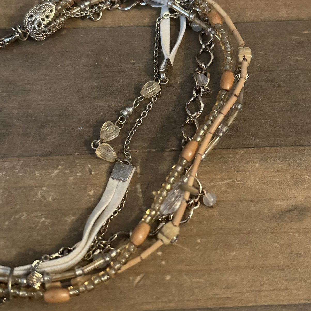 Other Multi strand bead and chain necklace Size ONE SIZE - 2 Thumbnail