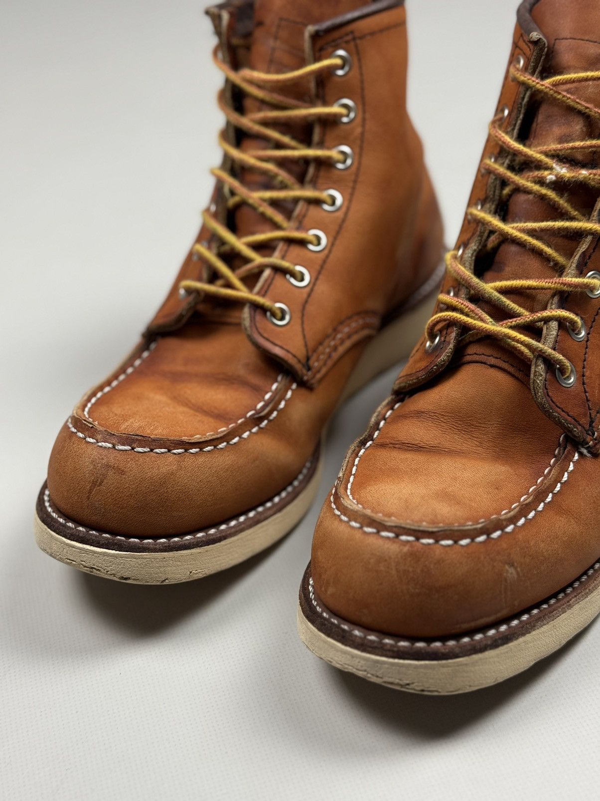 Red Wing Red Wing Shoes Vintage Leather Moc Toe Boots Size US 8.5 Size US 8.5 / EU 41-42 - 13 Thumbnail