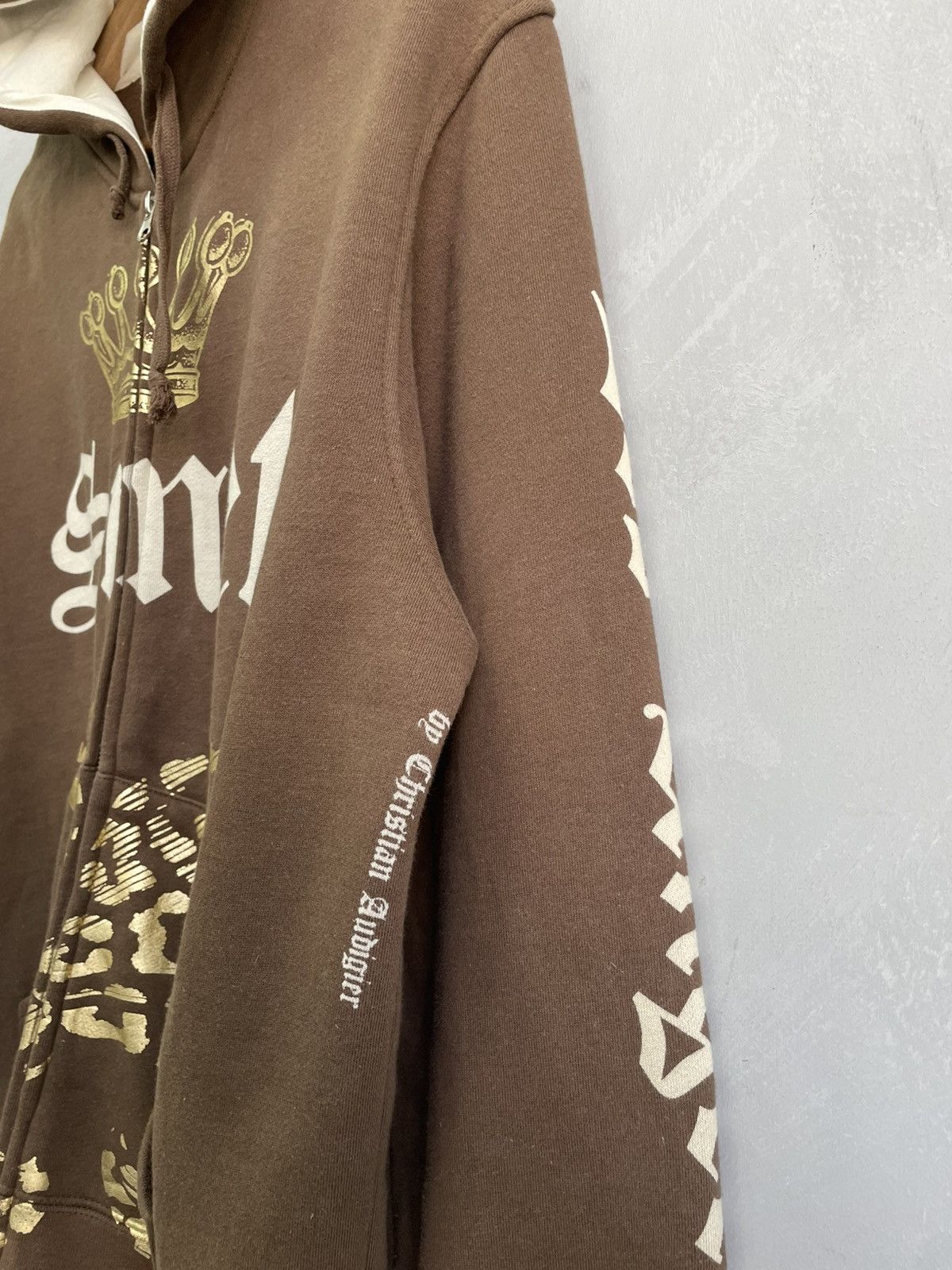Christian Audigier Ed Hardy by christian audigier Hoodie Y2K Brown Smet Logo Size US L / EU 52-54 / 3 - 7 Thumbnail