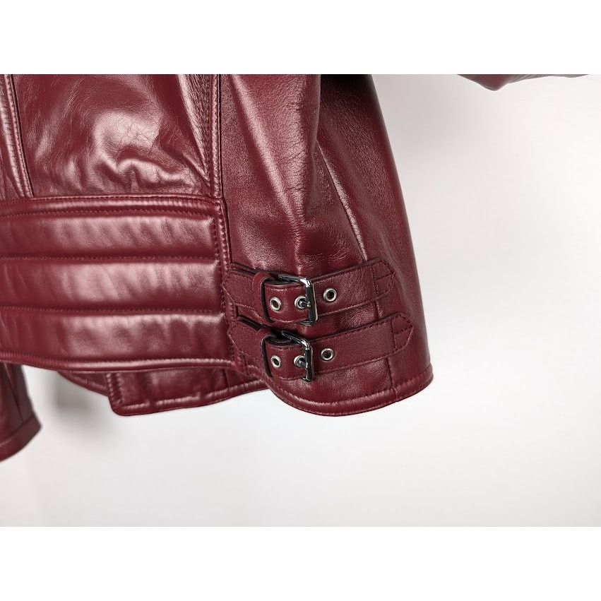 Tom Ford o1rshd1 Leather Jacket in Burgandy Size US L / EU 52-54 / 3 - 17 Thumbnail