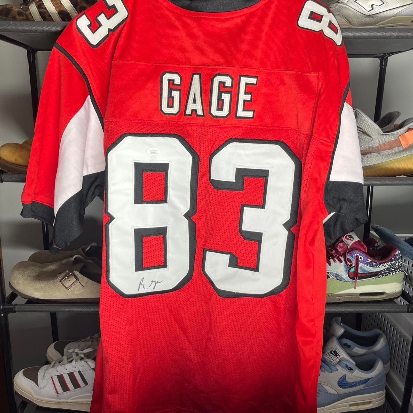 NFL Authentic signed Russell Gage Atlanta Falcons jersey Size US XL / EU 56 / 4 - 1 Thumbnail