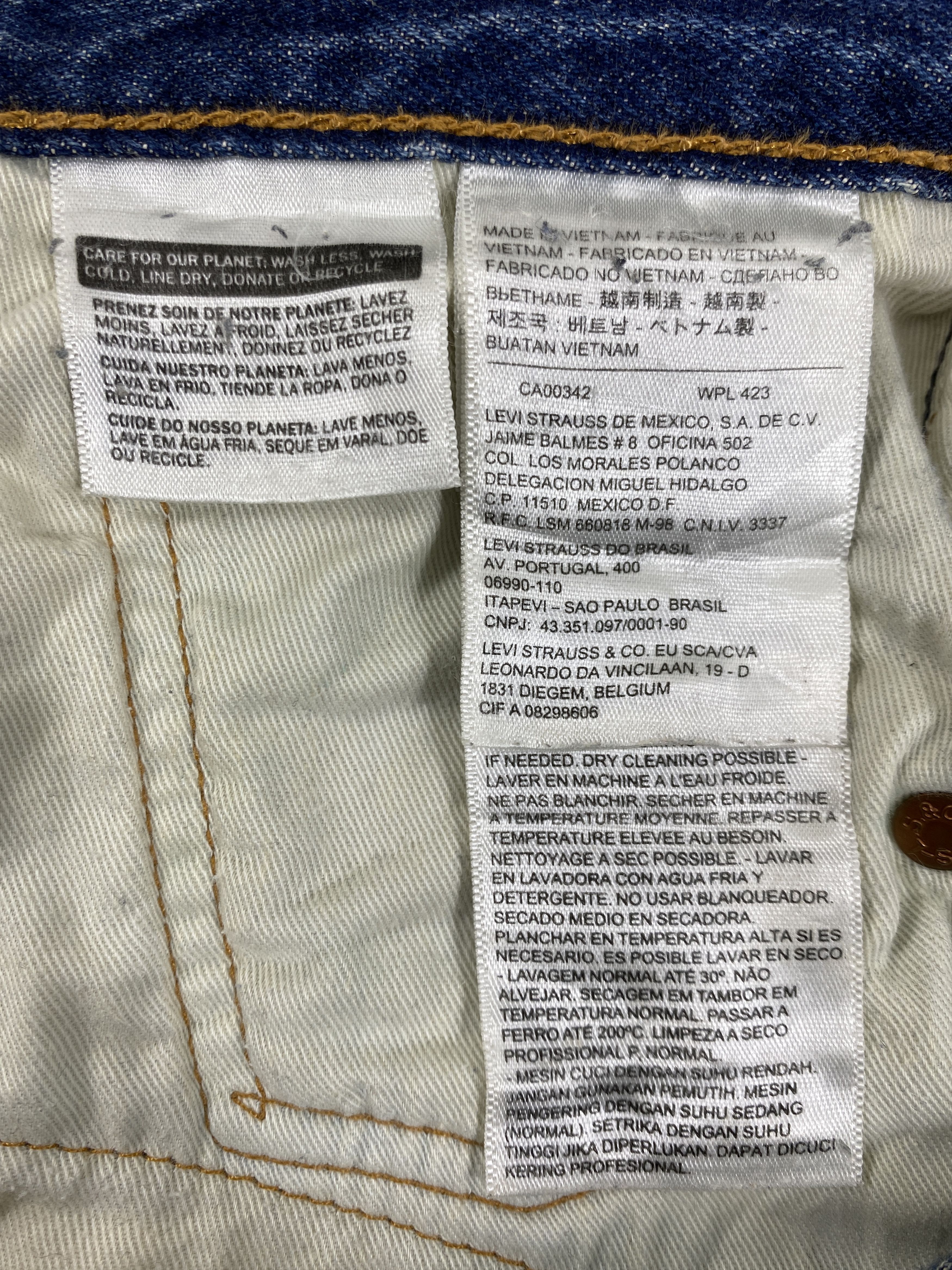 Levi's Dirty Used Blue Levi's 503 Jeans 31x29 Denim -SJ044 Size US 31 - 9 Thumbnail