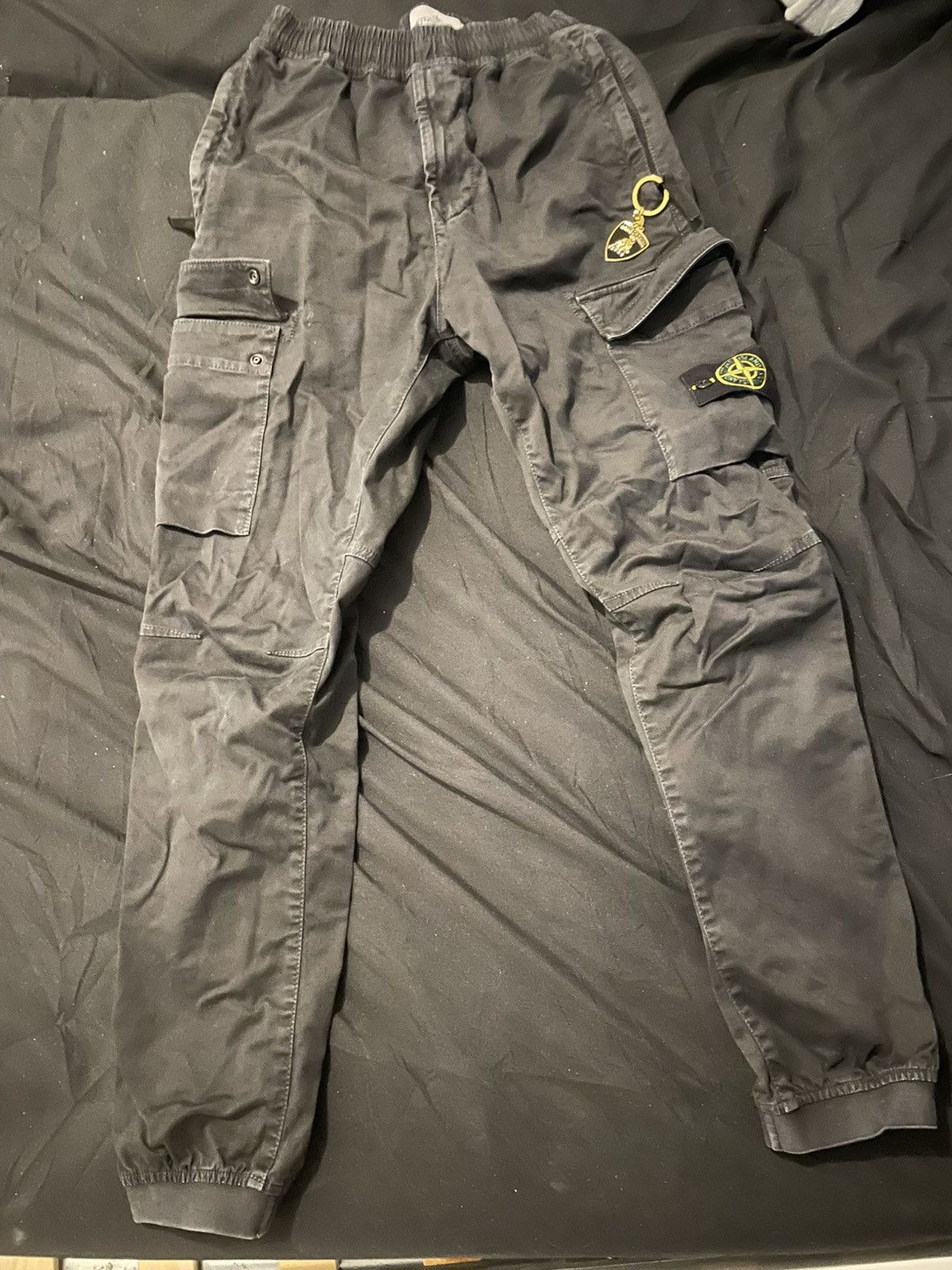 Stone Island Stone Island black cargo pants Size US 28 / EU 44 - 1 Thumbnail