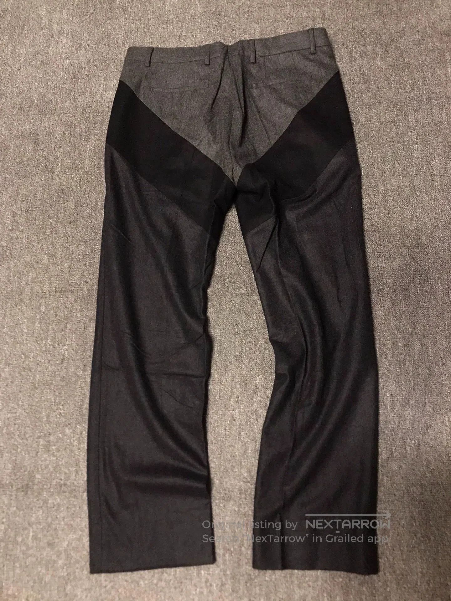 Givenchy Black Color Block Straight Leg Pants Size 36. Size US 36 / EU 52 - 2 Thumbnail