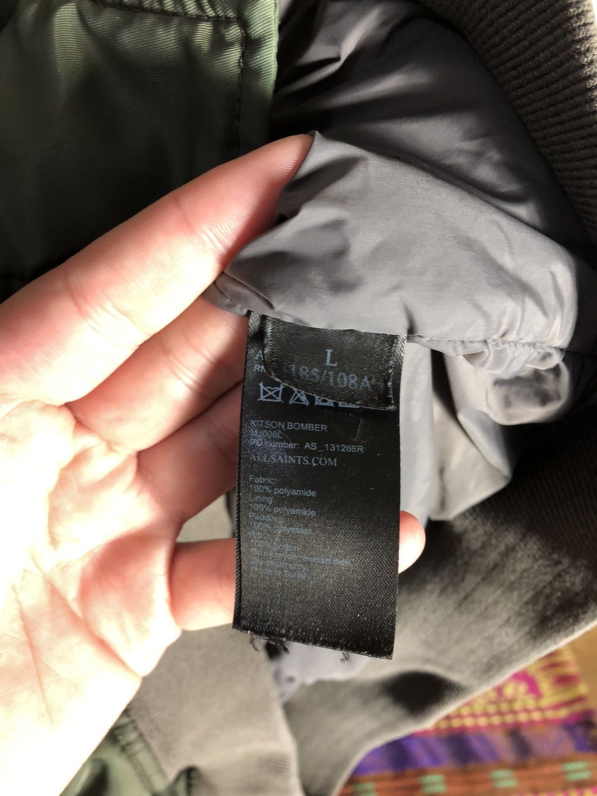 Allsaints × Vintage VERY RARE ALLSAINTS KITSON BOMBER NYLON JACKET JAPAN STYLE Size US L / EU 52-54 / 3 - 6 Thumbnail