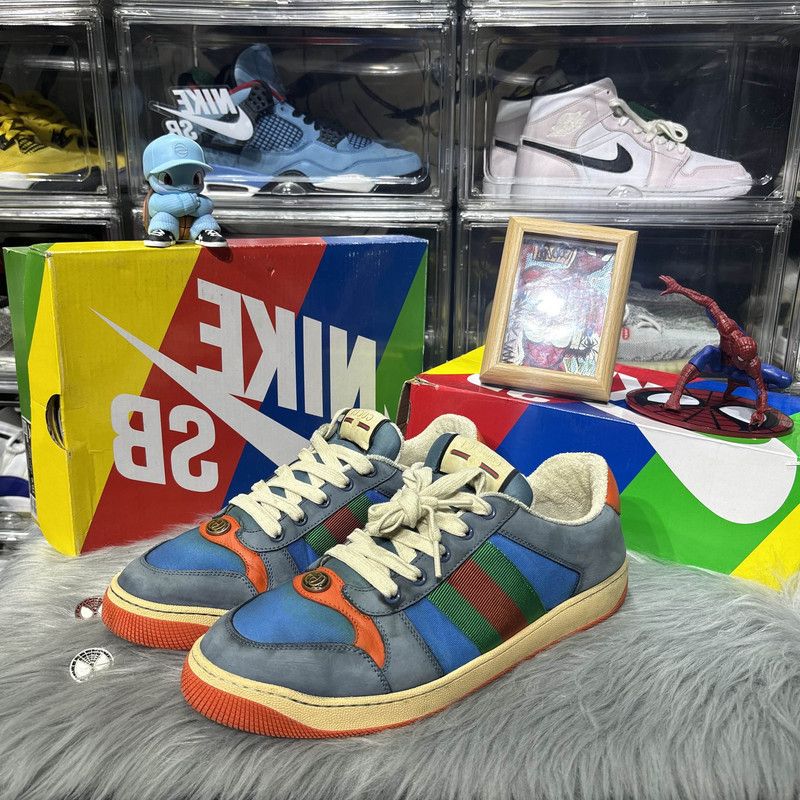 Gucci Gucci Screener Fashion Sneakers for Men 0079 Size US 10.5 / EU 43-44 - 1 Thumbnail
