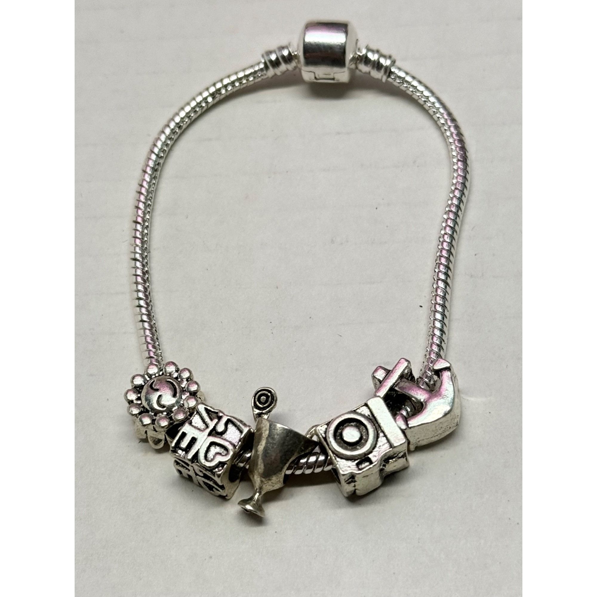 Vintage Vintage slide charm bracelet Size ONE SIZE - 5 Thumbnail
