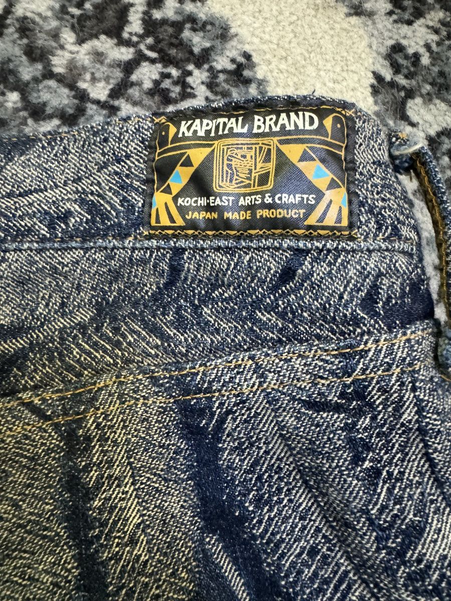 Kapital Kapital Denim Magpie Feather Jorts Size 36 Size US 36 / EU 52 - 3 Thumbnail