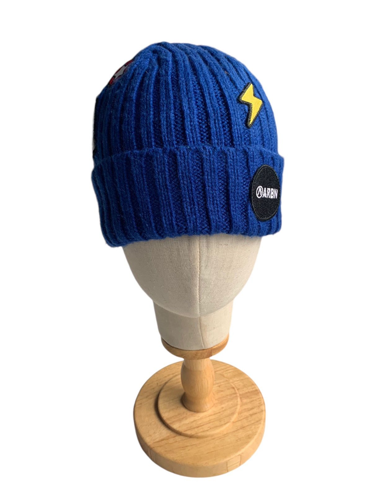 Japanese Brand × Kapital × Vintage Rare Knit Beanie With patches Hats Size ONE SIZE - 3 Thumbnail