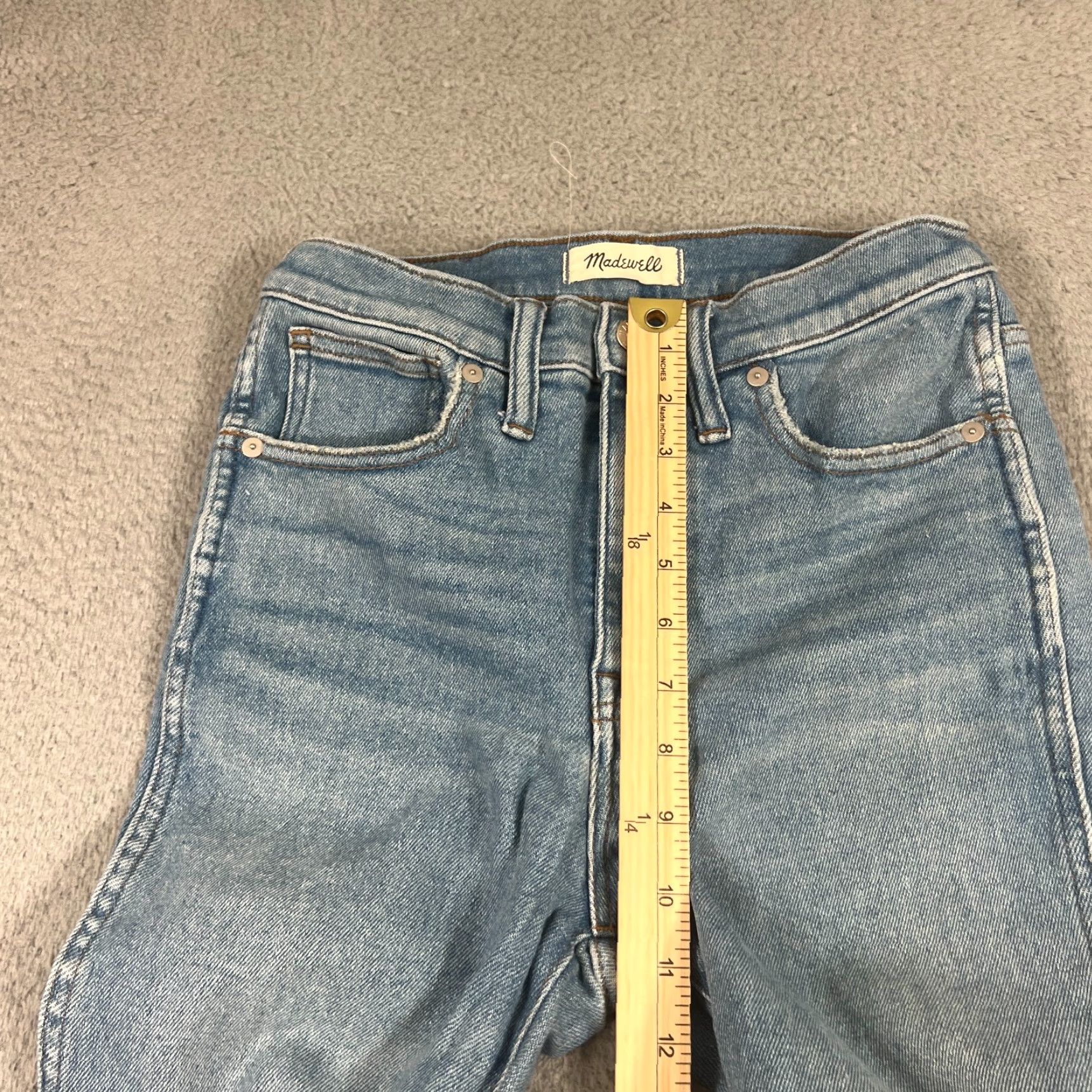 Madewell Madewell Jeans Women’s 27 10" High Rise Skinny Blue Light Wash Size 27" / US 4 / IT 40 - 3 Thumbnail