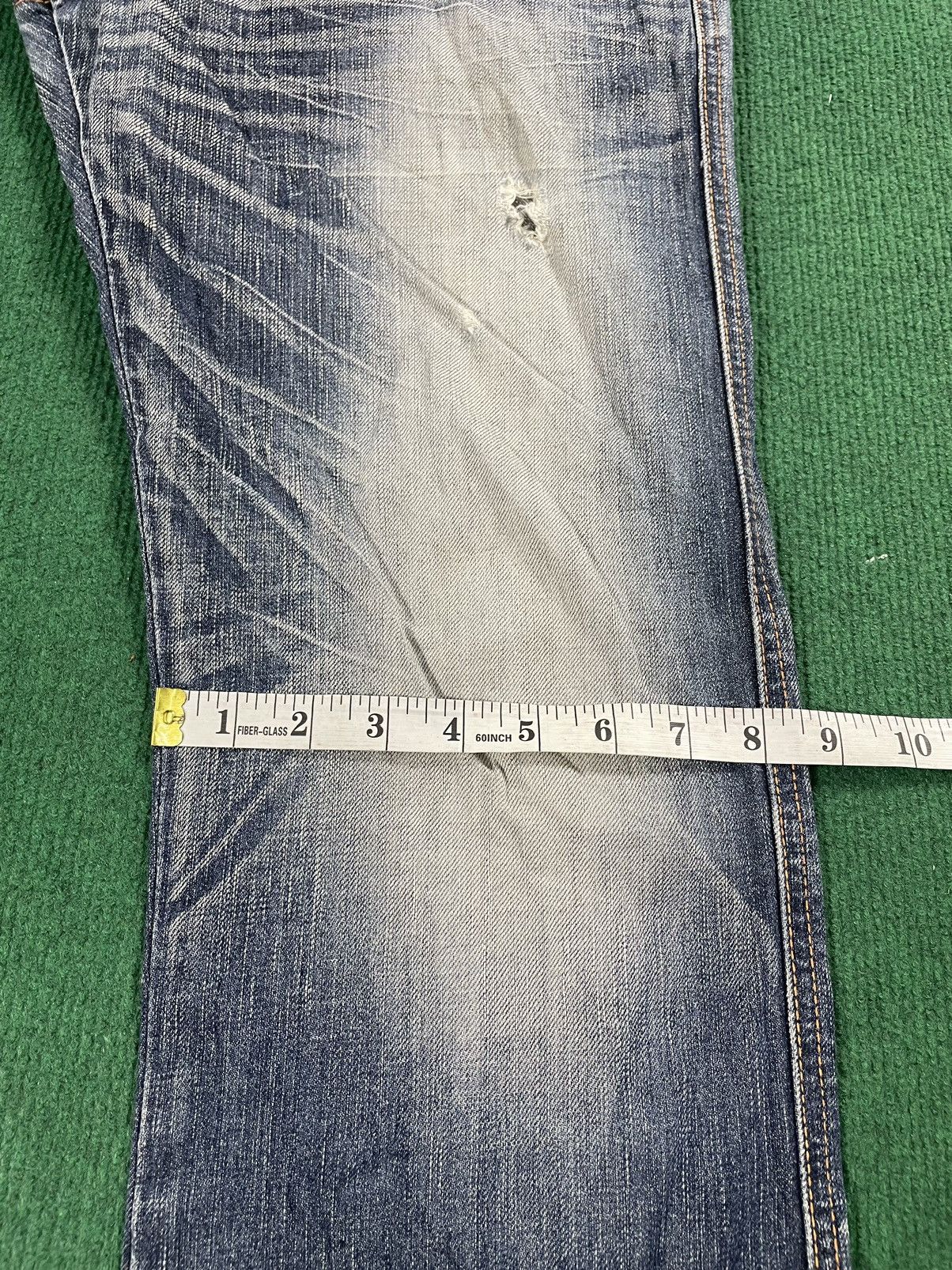 Edwin Vintage Edwin Distressed Jeans Flair Cut Size US 34 / EU 50 - 13 Thumbnail