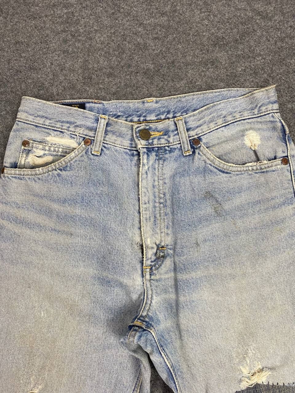 Lee vintage lee riders distressed reworked denim nice design Size US 31 - 10 Thumbnail