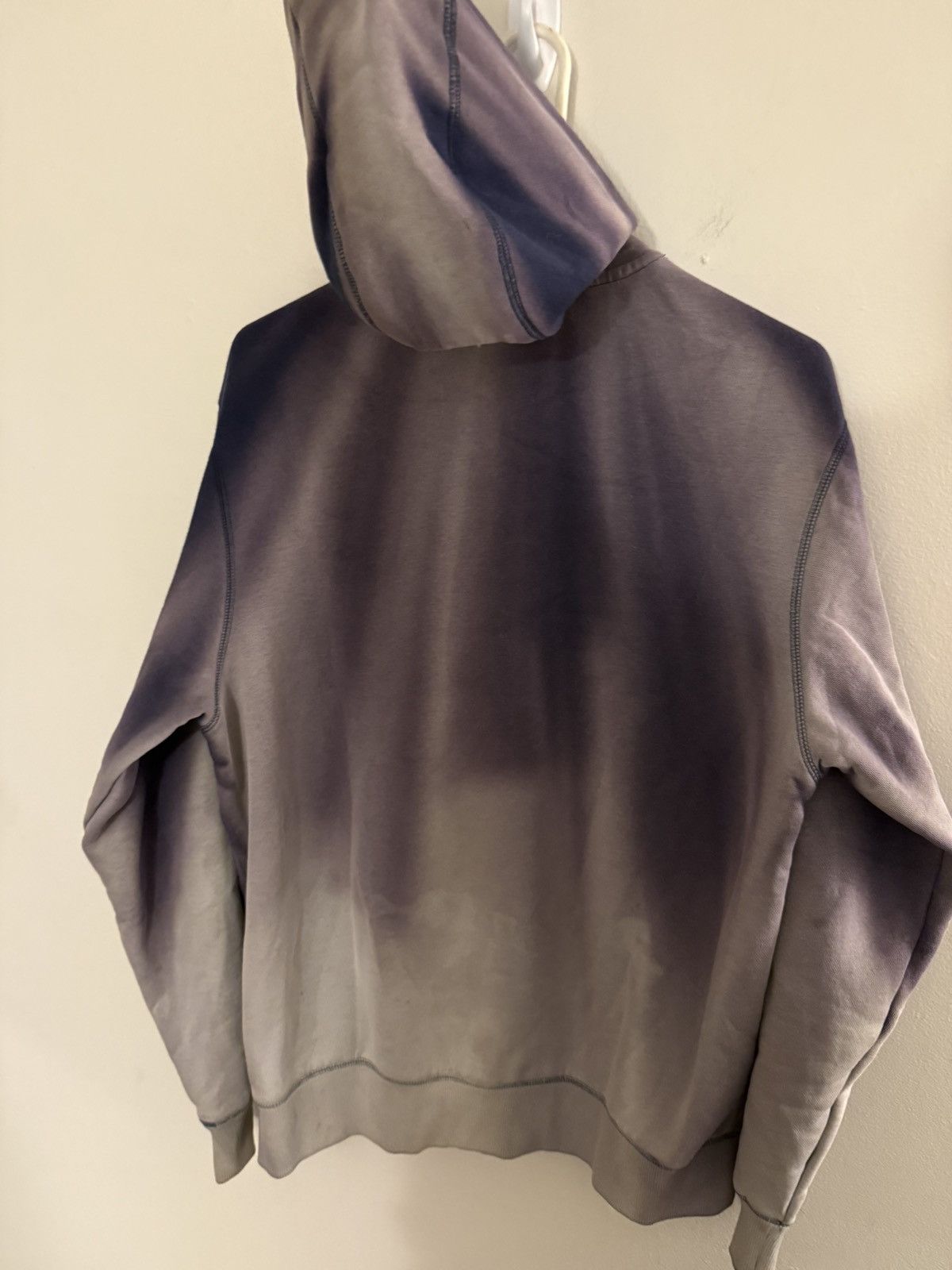 Vintage Vintage PERFECTLY FADED THRASHED Purple Blank Hoodie Size US L / EU 52-54 / 3 - 5 Thumbnail