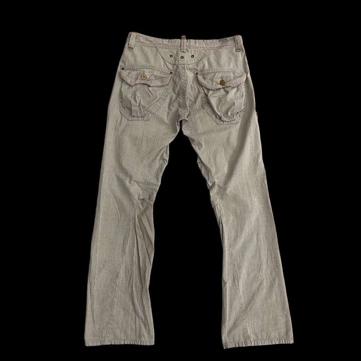 Edwin × Japanese Brand Edwin 505 Khaki Bondage Cargo Punk Flared Pants Size US 35 - 6 Thumbnail
