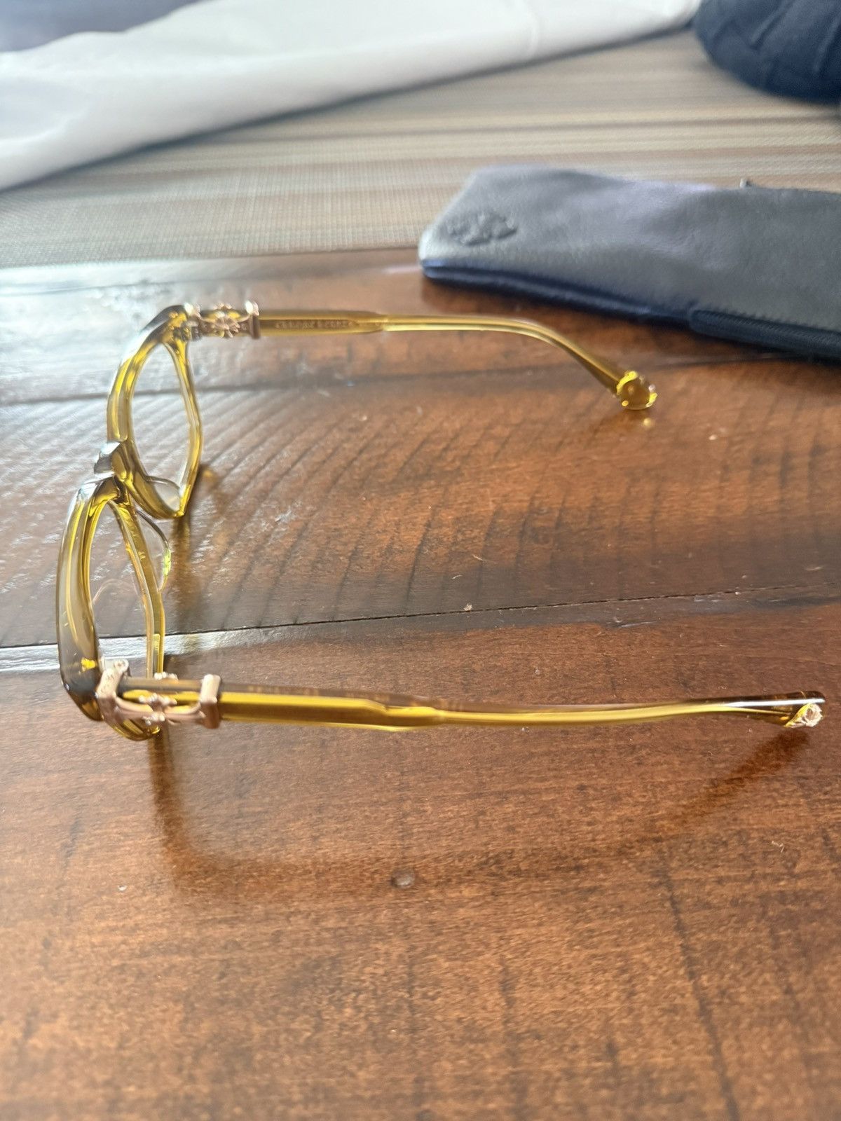 Chrome Hearts Chrome Hearts ‘Cox Ucker” Gold Frames Size ONE SIZE - 5 Thumbnail