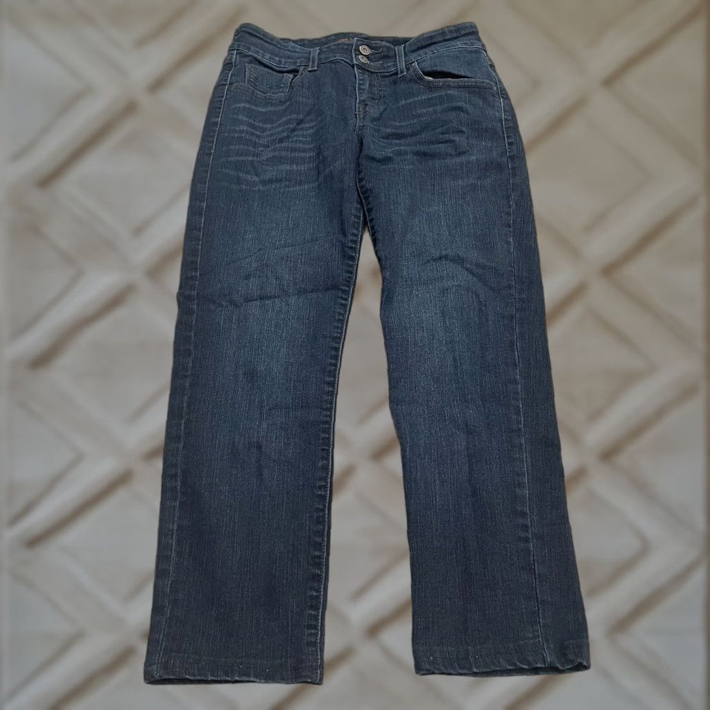 Levi's Levi's Jeans Mid Rise Ankle Skinny Denim Womens 4 Blue Dark Wash 28x24 City USA Classic Size 27" / US 4 / IT 40 - 1 Thumbnail