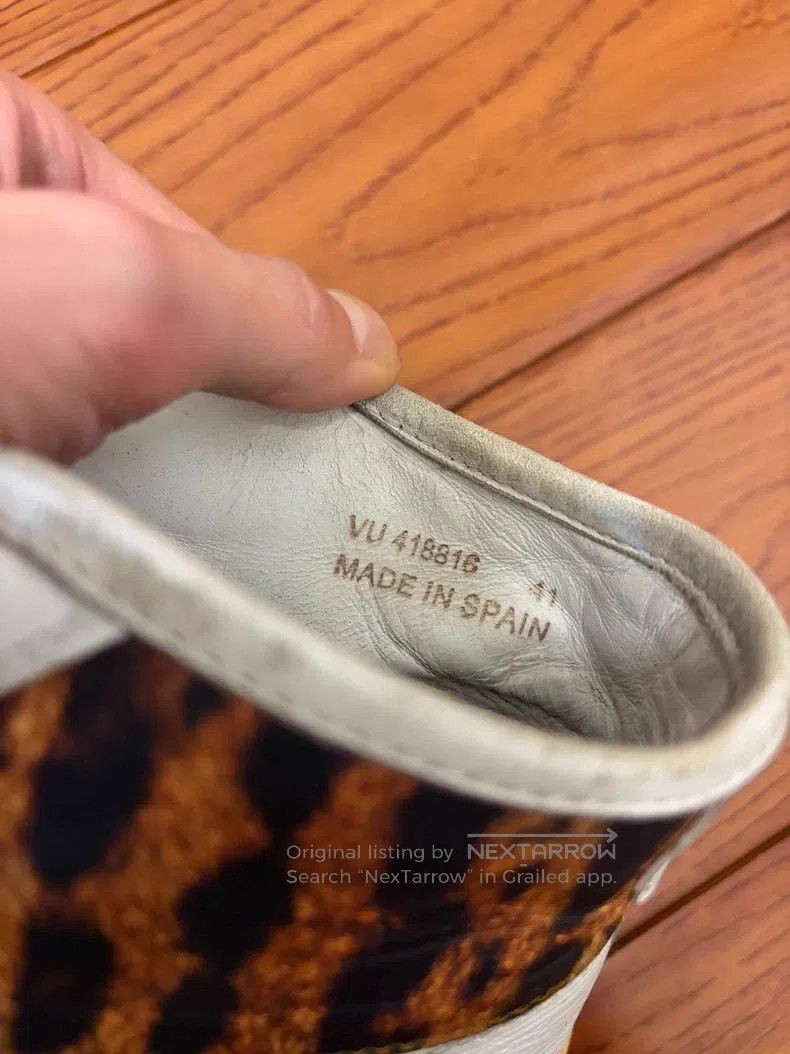 Saint Laurent Paris Saint Laurent Paris High-Top Distressed Leopard Print Casu Size US 8 / EU 41 - 4 Thumbnail
