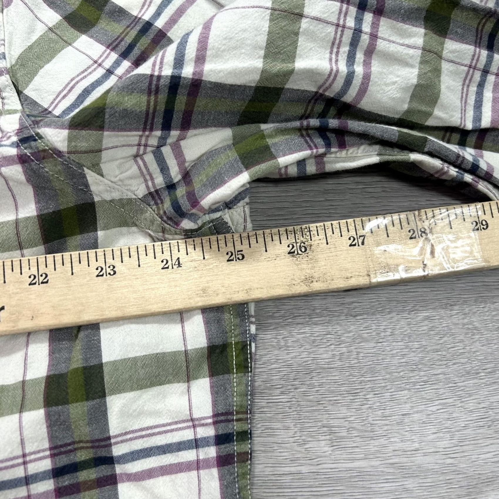 Flint And Tinder Flint and Tinder Shirt Mens 2XL Green Plaid Long Sleeve Button Up Classic Casual Size US XXL / EU 58 / 5 - 7 Thumbnail