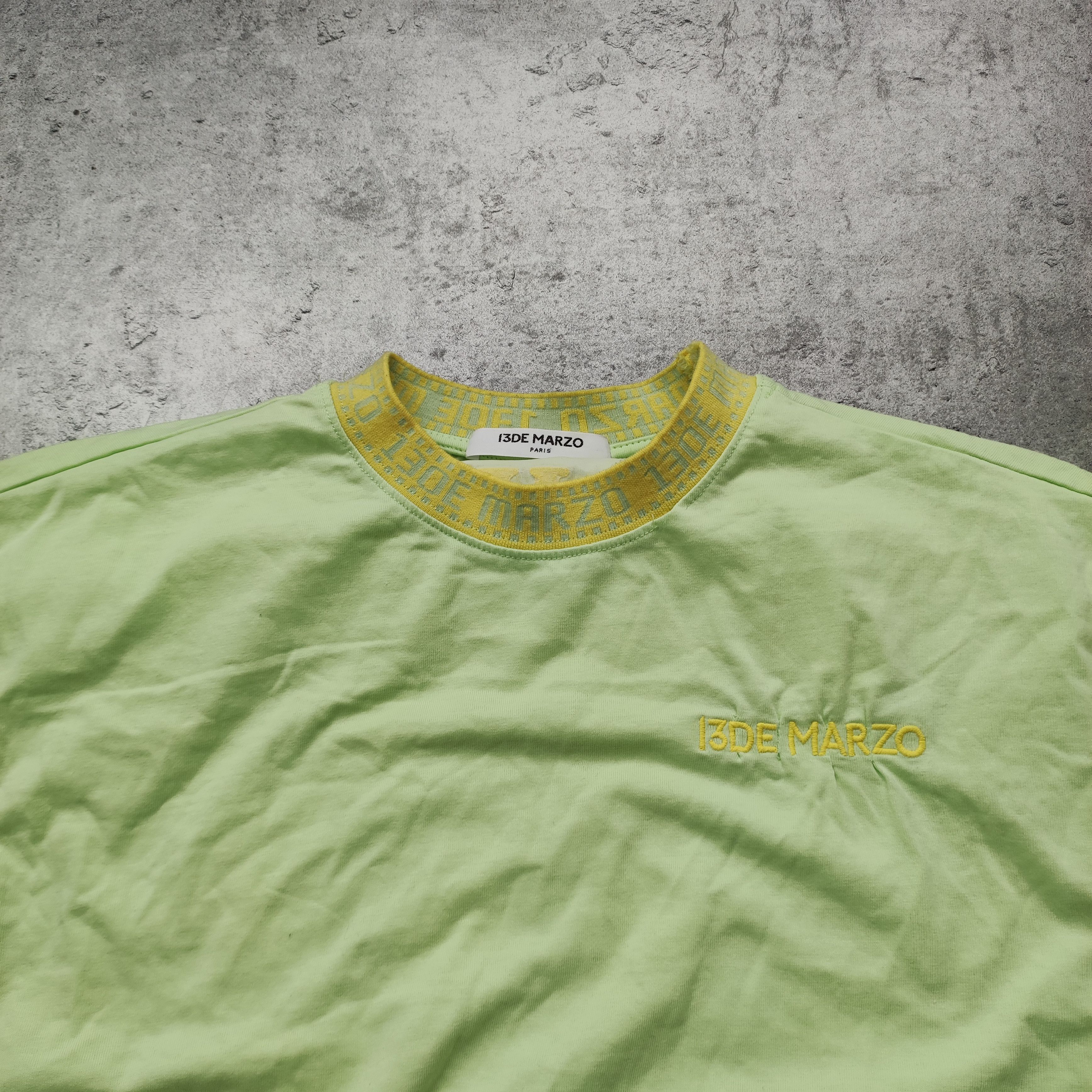 13de Marzo Light Lemon Back Logo Tshirt