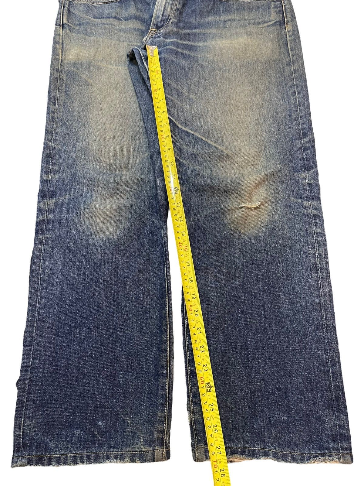 Uniqlo Vintage Japanese Uniqlo Mud Wash Style Baggy Jeans Size US 35 - 14 Thumbnail