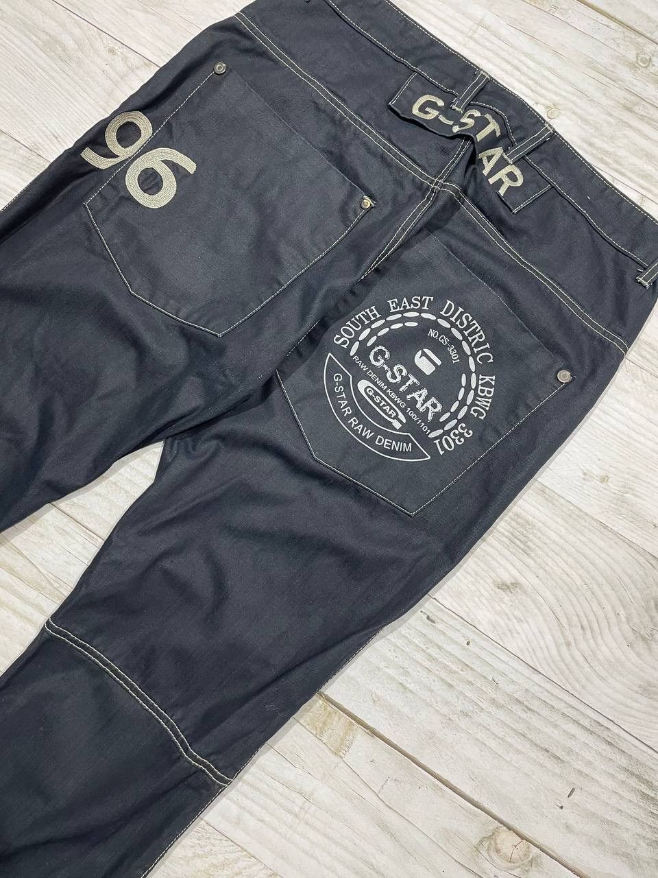 G-Star Vintage G Star Storm Elwood 3301 Jeans Loose Fit Denim Y2K Size US 36 / EU 52 - 13 Thumbnail