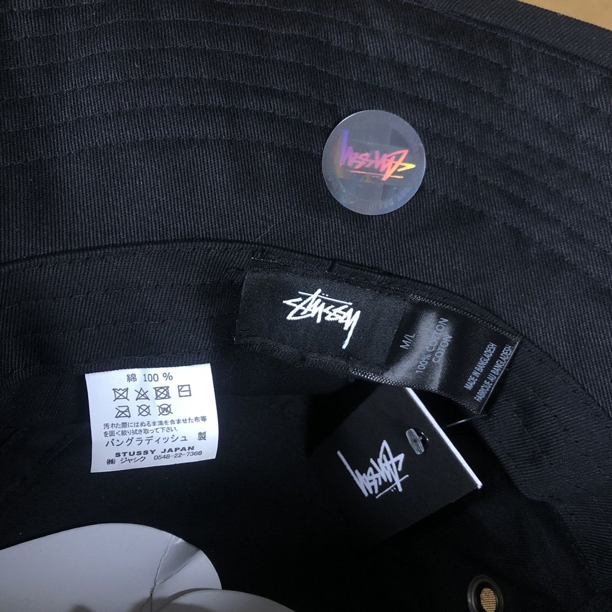 Stussy × Vintage Stussy Fisherman Bucket Size ONE SIZE - 3 Thumbnail