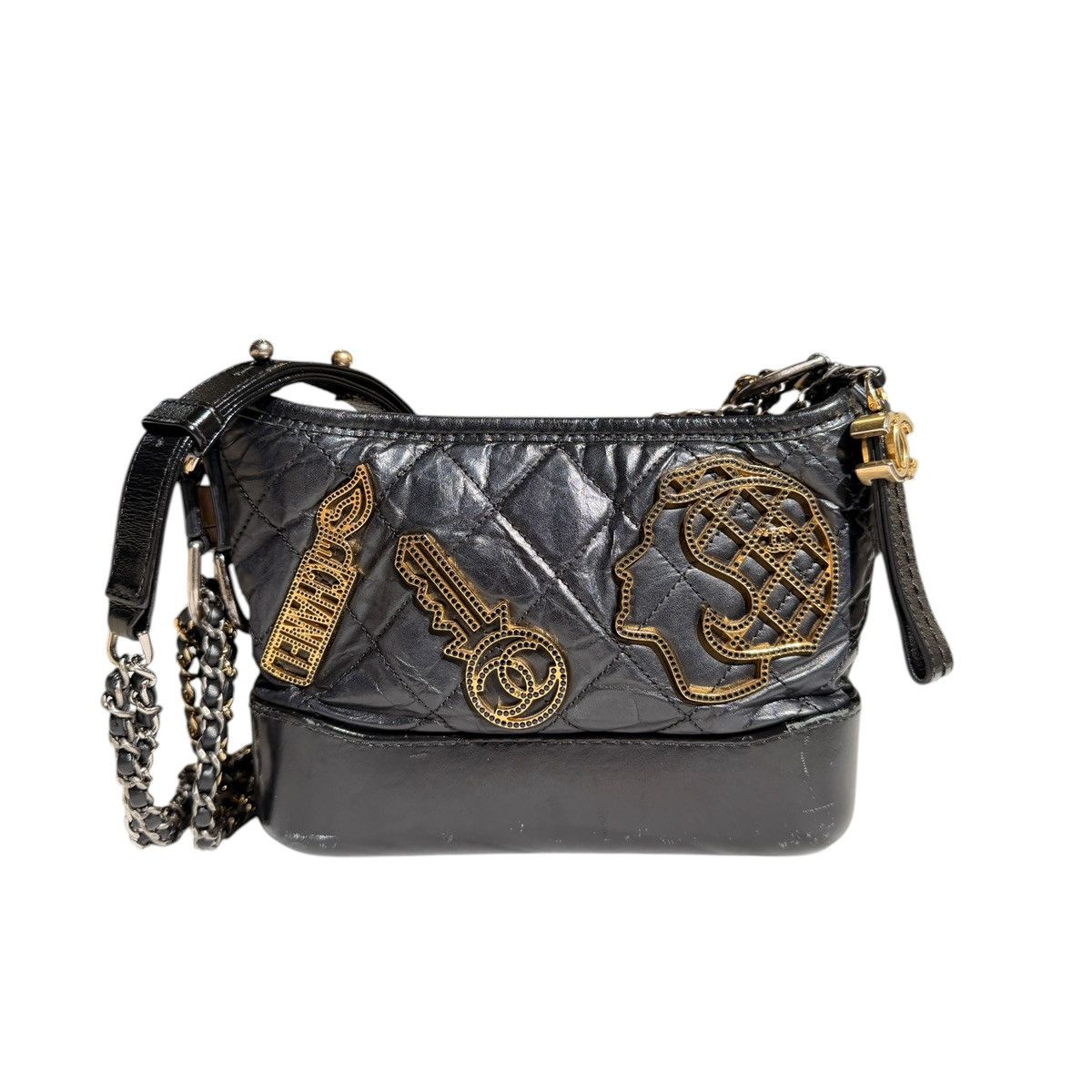 Chanel Gabrielle embellished quilted chainlink hobo Size ONE SIZE - 2 Thumbnail